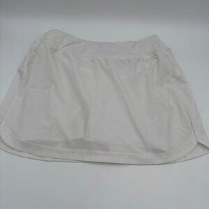 Life Integrity Earth Women’s Large White Skort Golf Tennis Athleisure Hiking